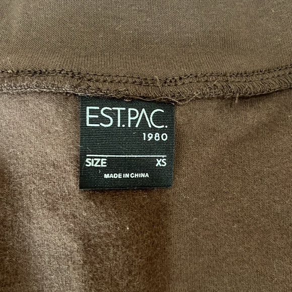 NWT XS Brown Pacsun Evolve V-Neck Shirt NEVER WORN - Picture 3 of 6